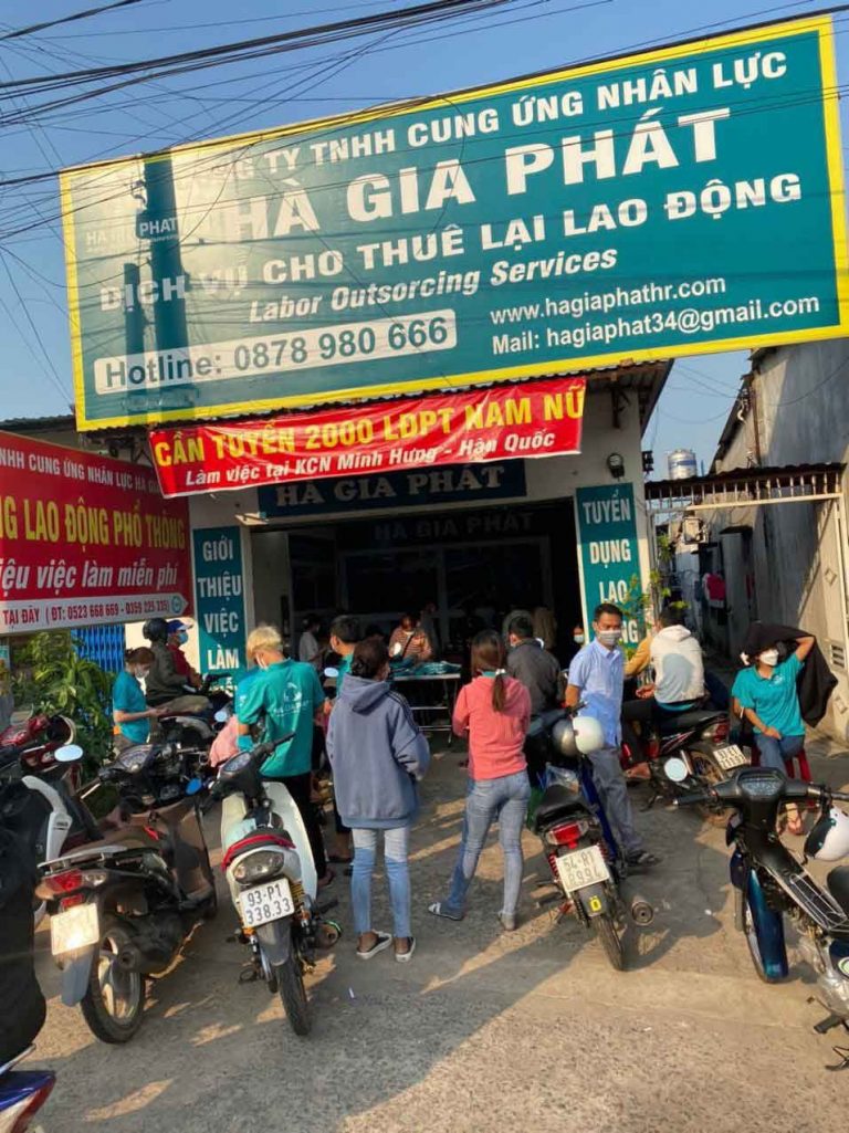 Dịch vụ cung ứng lao động của Hà Gia Phát