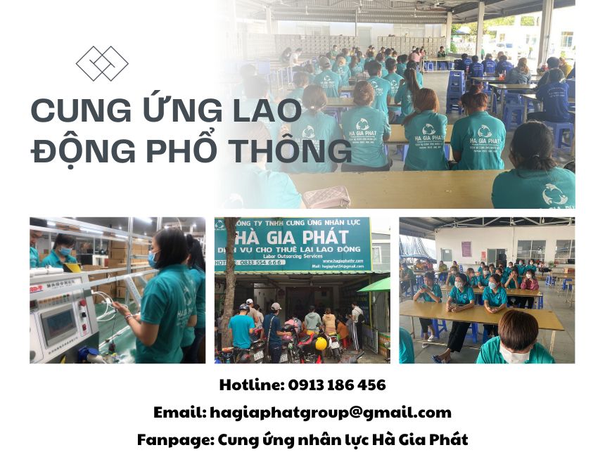 Dịch vụ cung ứng lao động phổ thông - Hà Gia Phát Group